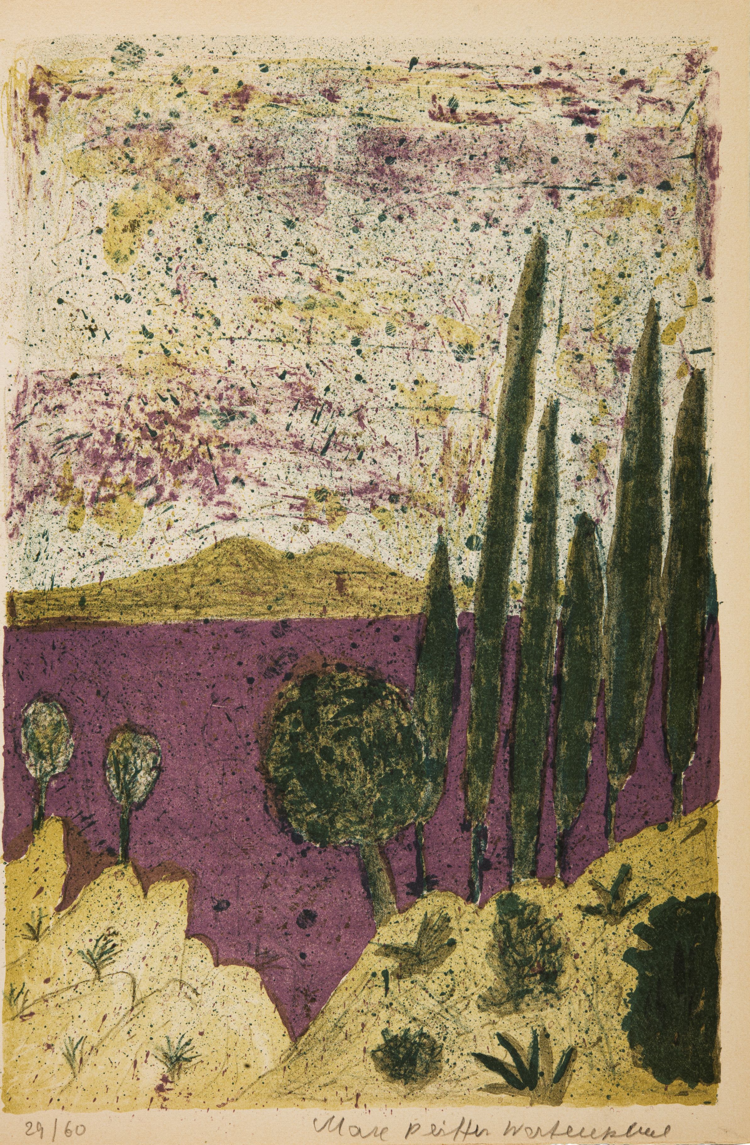 Persische Landschaft, Paesaggio persiano, 1966, Foto Antonio Idini